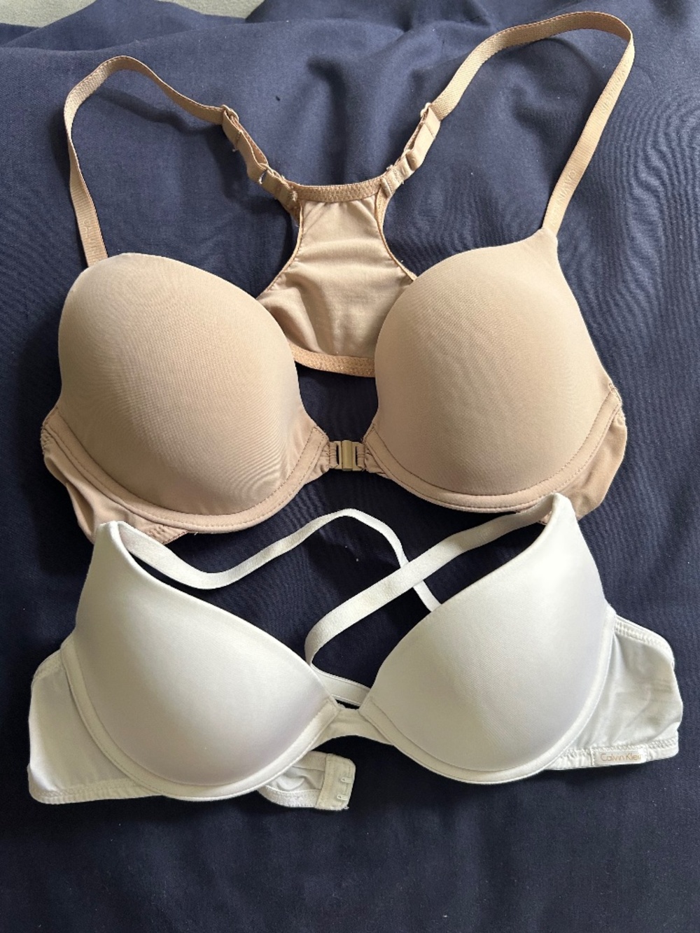 2 Calvin Klein bras 34A